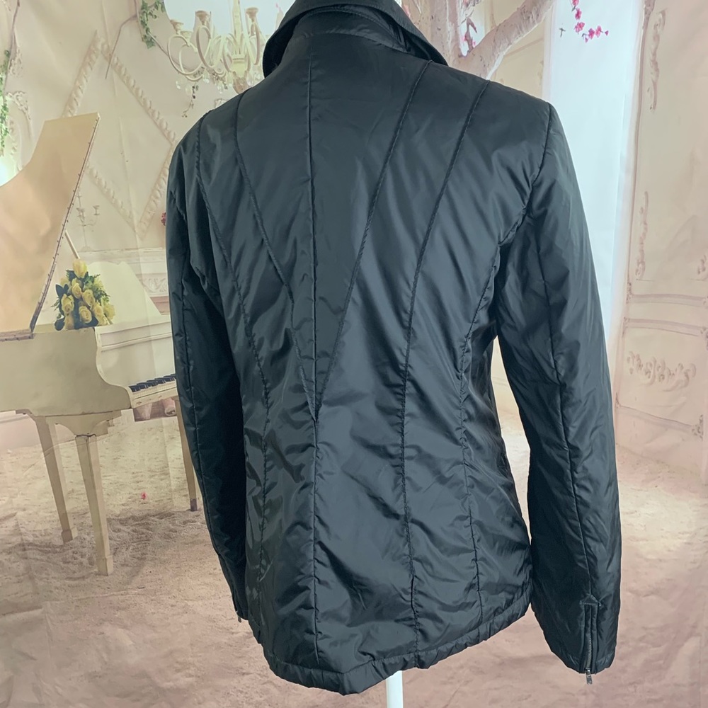 SOLD Armani Collezioni Black puffy Coat - Picture 4 of 7